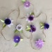 Purple Paper Flower Garland | Etsy