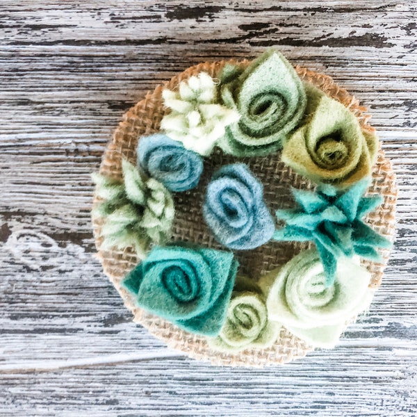 Felt Succulent Magnets