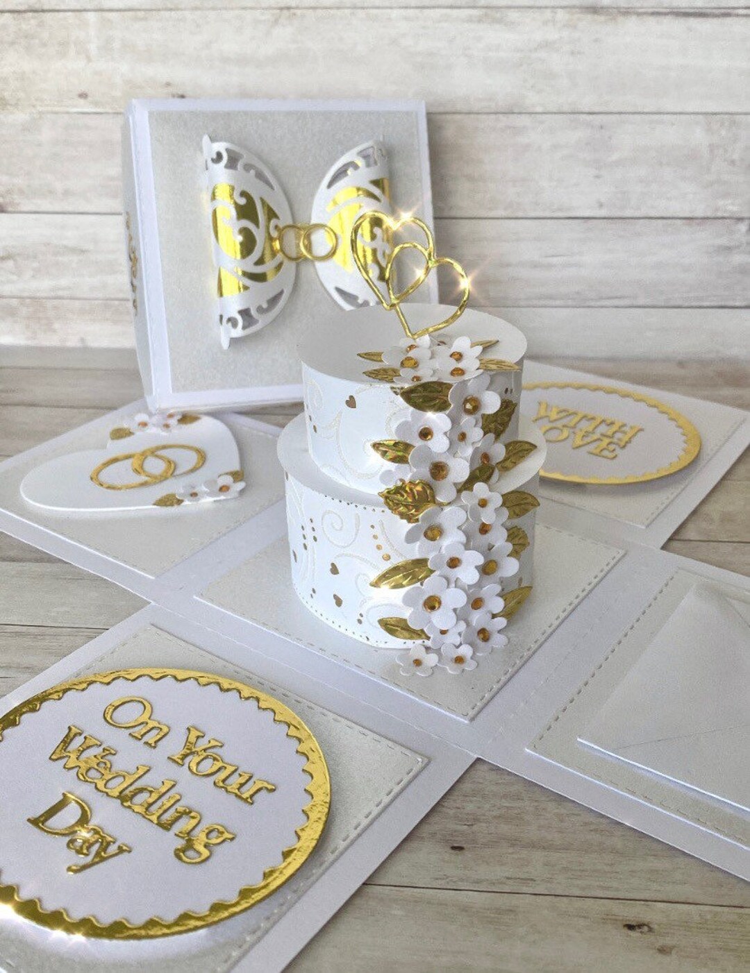 Wedding Day - Exploding Box Card - Etsy