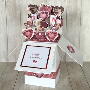 Anniversario / Amore - Scheda Pop Up Box