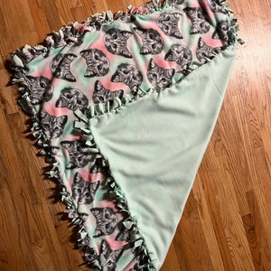 Handmade Fleece Tie Blanket