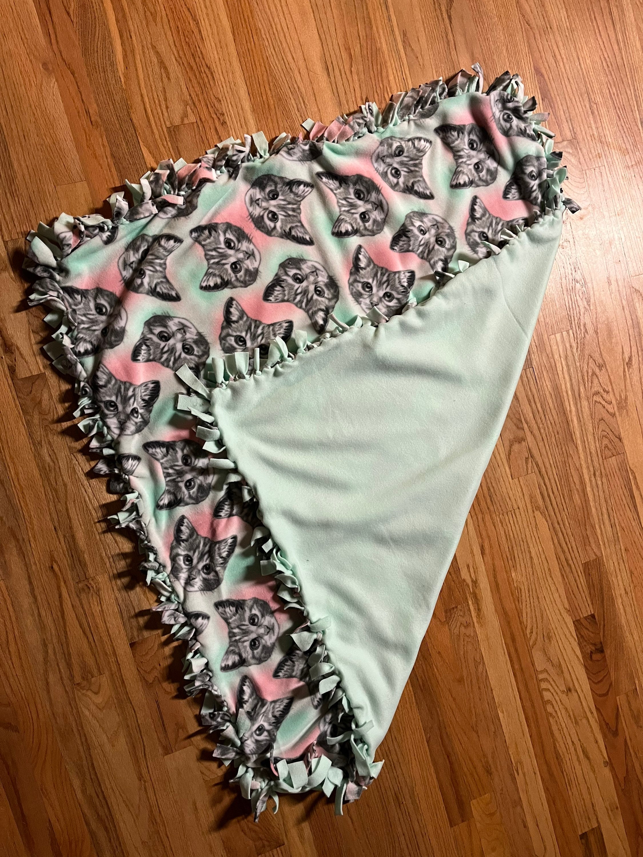 Handmade Fleece Tie Blanket 