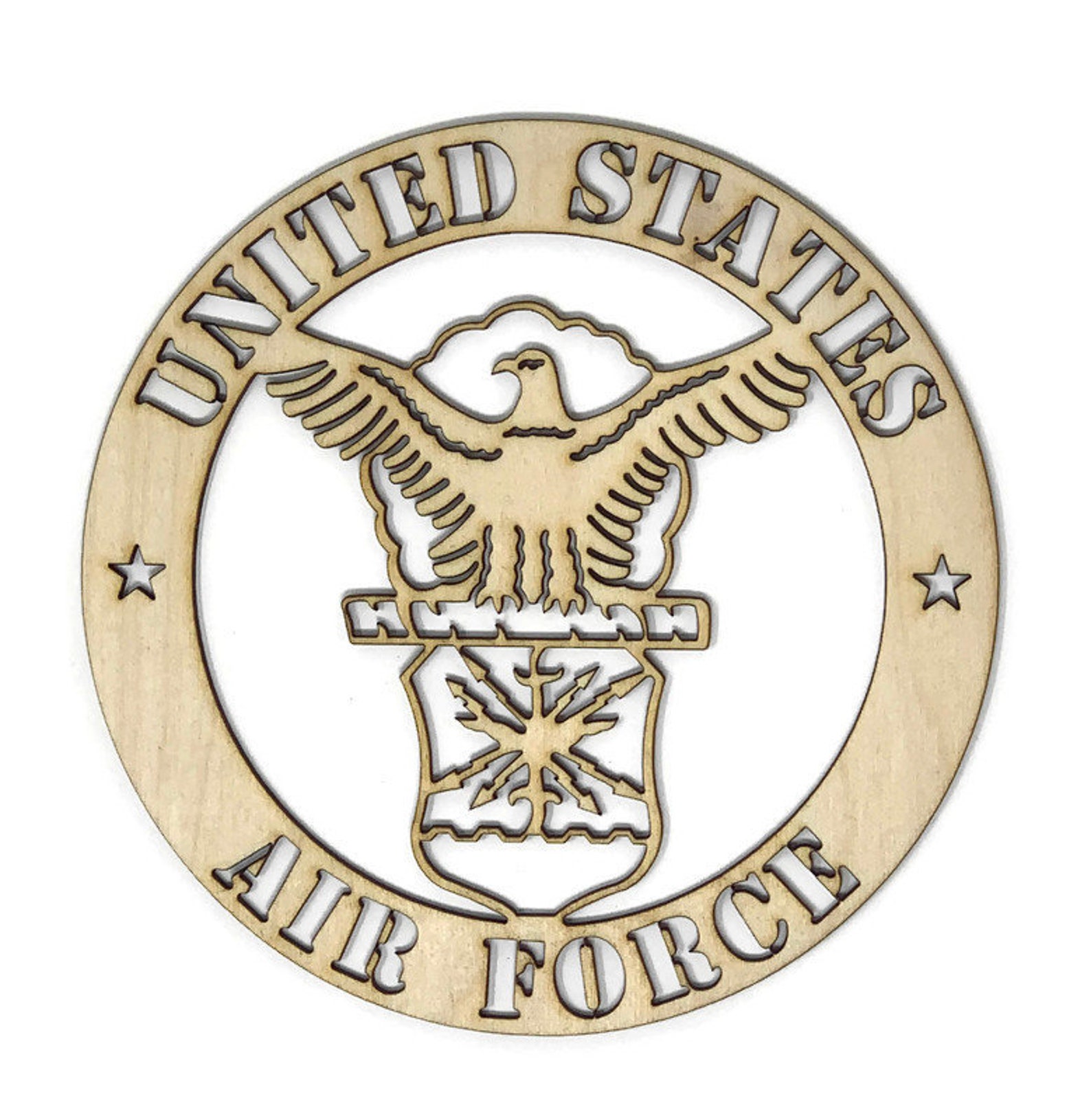 US Air Force Wall Art Laser Cut Sign Gift Idea Army Unfinished - Etsy