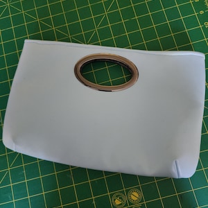 Taubenblaue Clutch