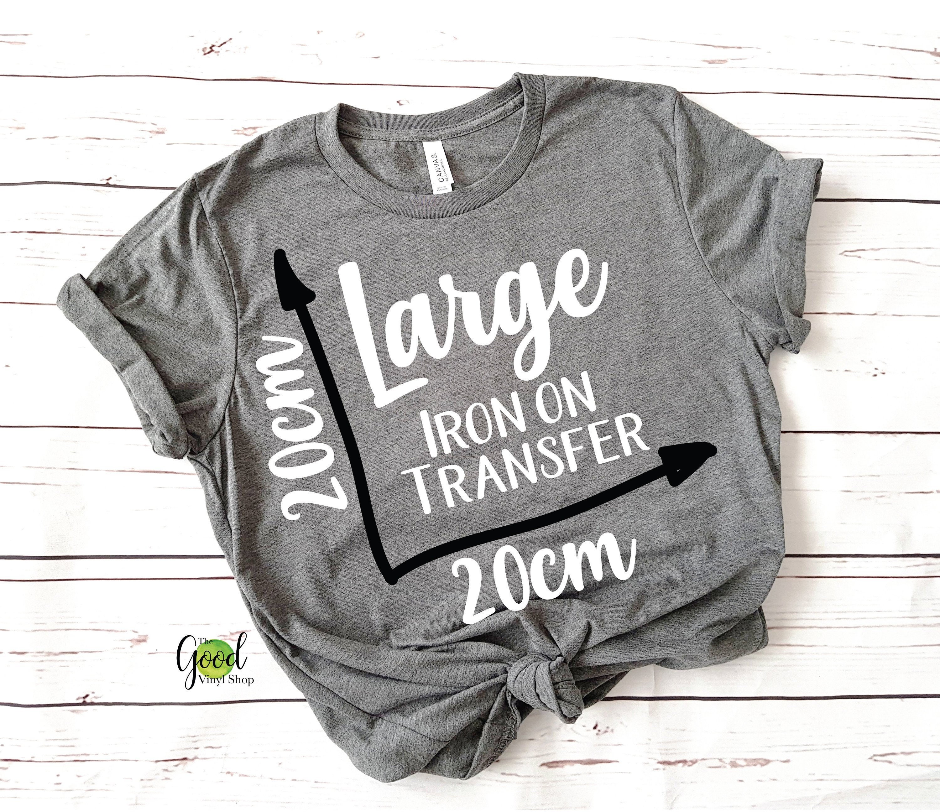 Large Iron On Transfer Custom ironon transfer Iron On Etsy
