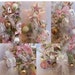 Dollhouse Miniature Christmas Pink Tree Light Up - Etsy
