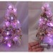 Dollhouse Miniature Christmas Pink Tree Light Up - Etsy