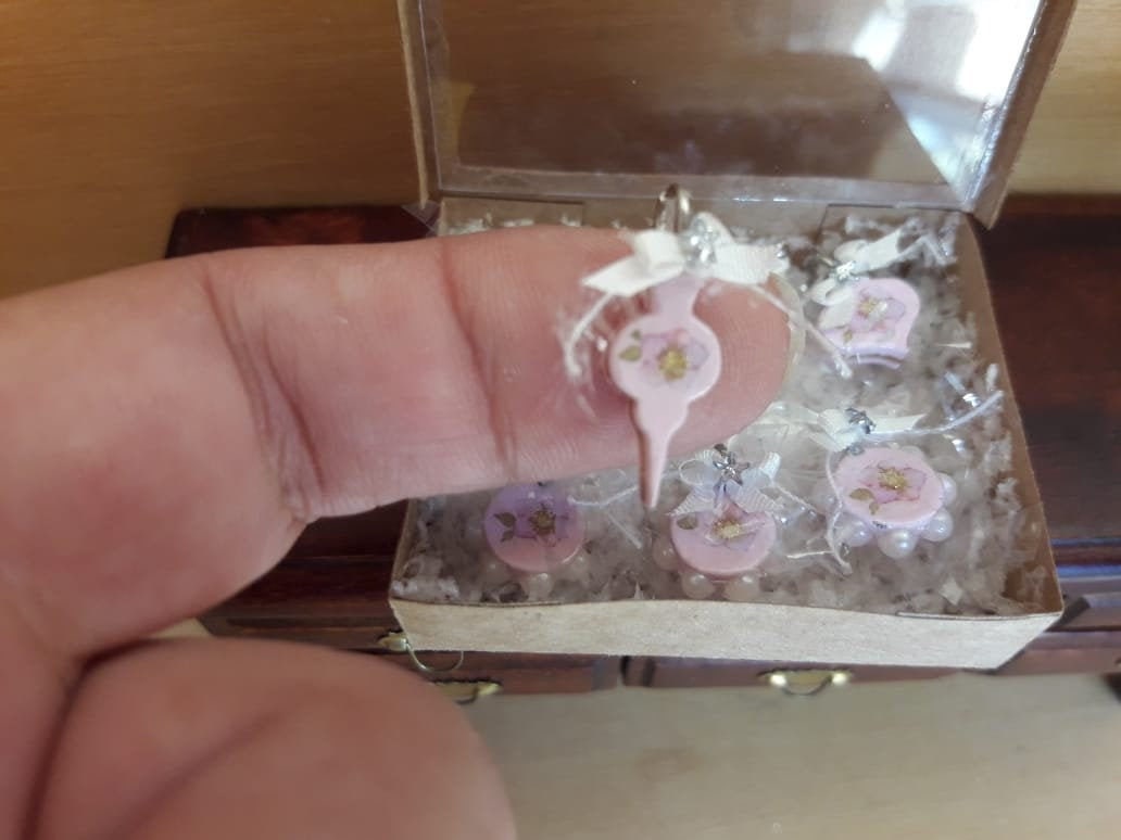 Dollhouse Miniature Christmas Tree Ornaments Etsy