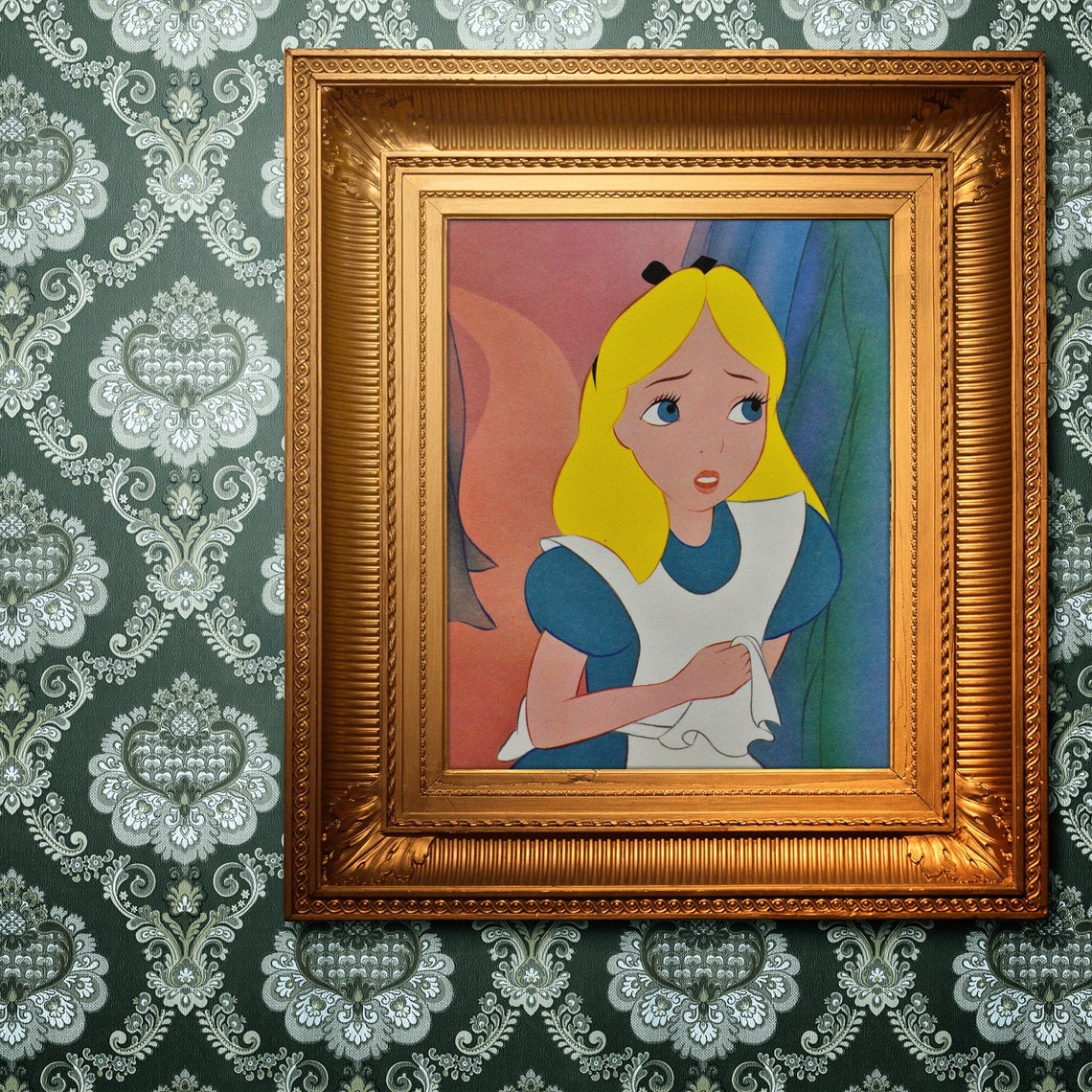 Alice in Wonderland Poster Print wall art Disney Decor Etsy