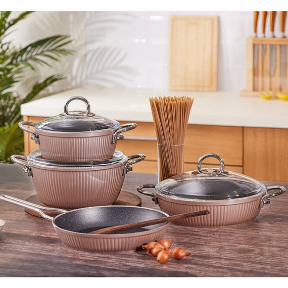 Pots & Pans Cookware Set Granite Cookware Stoneage Cookware Stone Pots