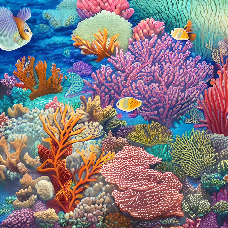 Great Barrier Reef Little Mermaid Theme Digital Download - Etsy