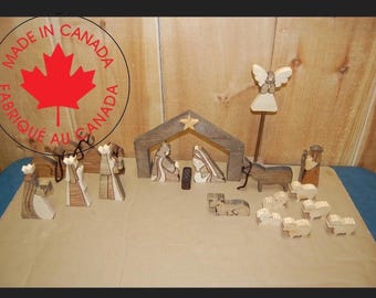 20 Piece Nativity Set.