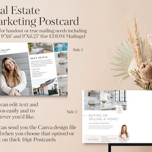 Diseño de Postal Inmobiliaria #01 - Prospección General Impreso o Te Enviamos el Archivo de Diseño en Canva para Opción Solo Diseño