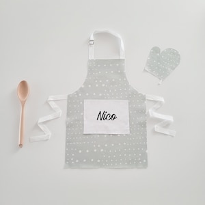 Personalised apron, custom kids apron, adult apron, children&#39;s apron, toddler apron, unisex kids apron, childrens gift, girl apron boy apron