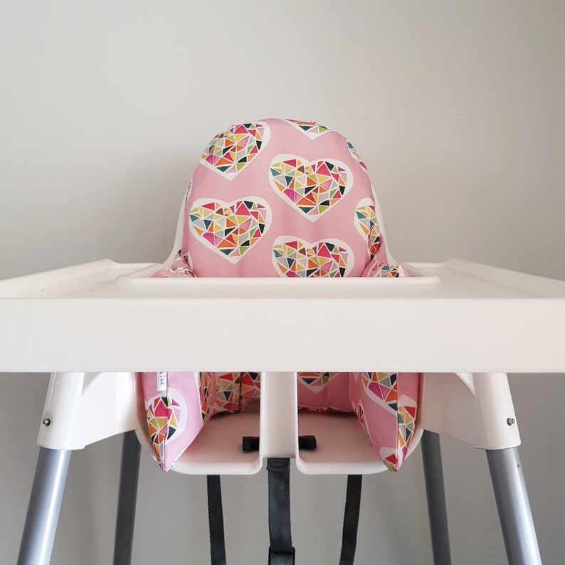 High chair cover Ikea high chair cushion cover Antilop high | Etsy