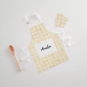 Personalised apron, custom kids apron, adult apron, children&#39;s apron, toddler apron, unisex kids apron, childrens gift, girl apron boy apron