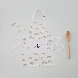 Personalised apron, custom kids apron, adult apron, children&#39;s apron, toddler apron, unisex kids apron, childrens gift, girl apron boy apron