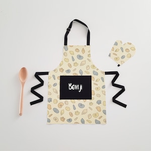 Personalised apron, custom kids apron, adult apron, children&#39;s apron, toddler apron, unisex kids apron, childrens gift, girl apron boy apron