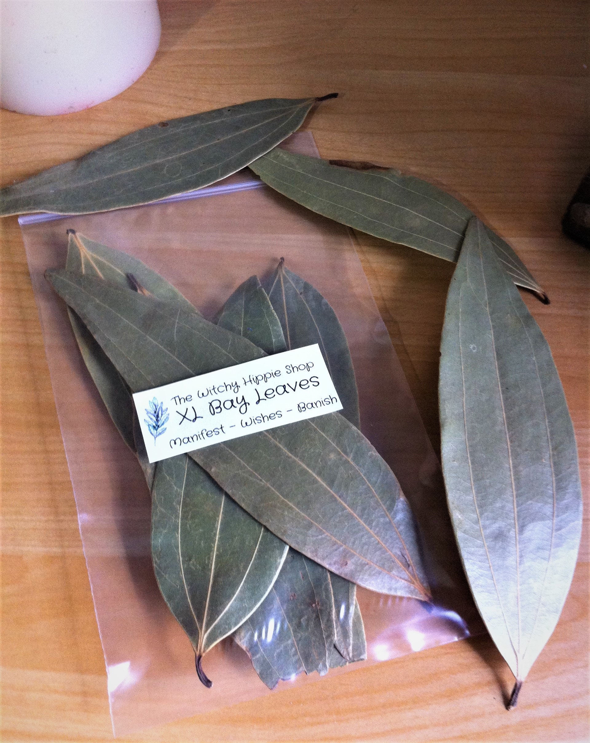 XL Bay Leaves / Magickal Herb / Extra Powerful Cleansed and Charged H…