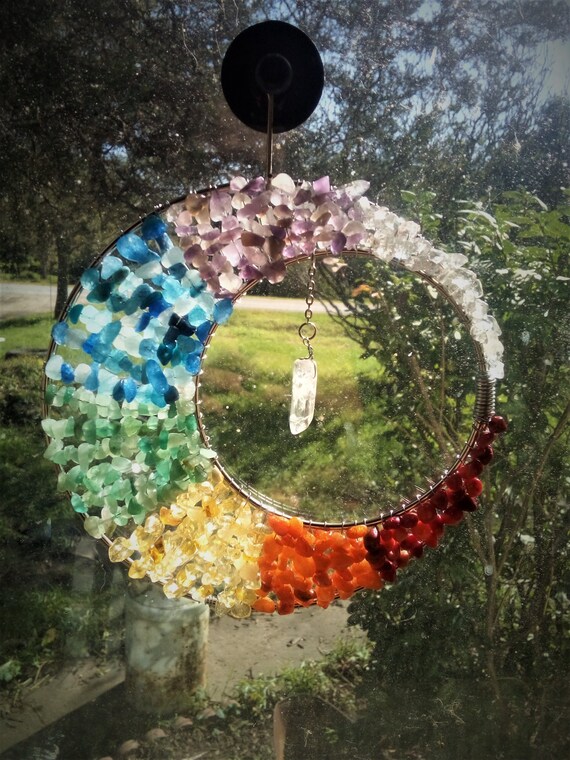 Chakra Gemstone Full Moon Room Decor 7