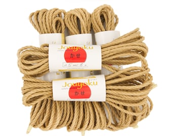 ø5mm Jouyoku bondage ropes, Japanese-made, JBO-free, for Shibari bondage, various lengths/sets