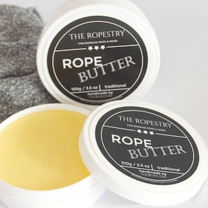 100g Rope Butter for Natural Jute Ropes - Traditional Conditioning and Maintenance Oil with beeswax