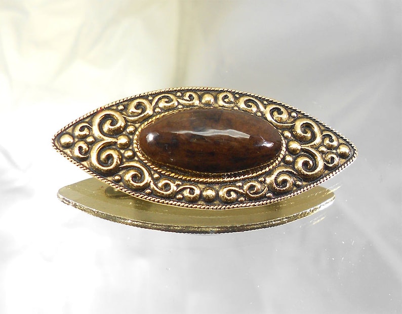1960s vintage brooches of the USSR brown brooch jewelry elongated brooch jewelry retro brooch art nouveau brooches deco vintage ornaments
