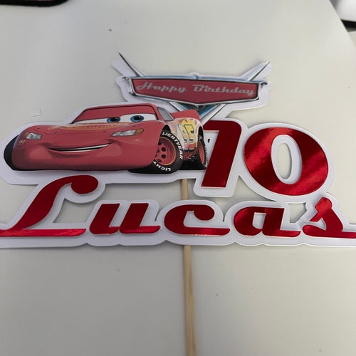 Printable Cars Cake Topper Cars Birthday Party Cake Etsy Australia