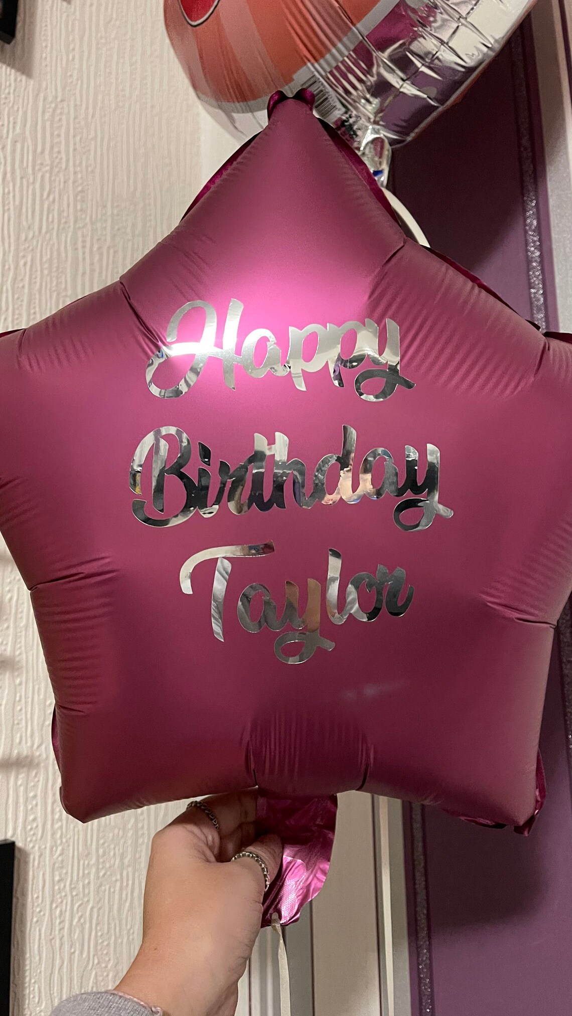 Personalised balloon stickers Made for 18 Balloons Etsy