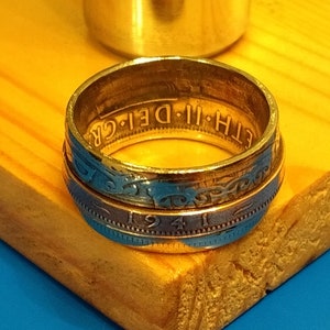 Spinner on sale coin rings