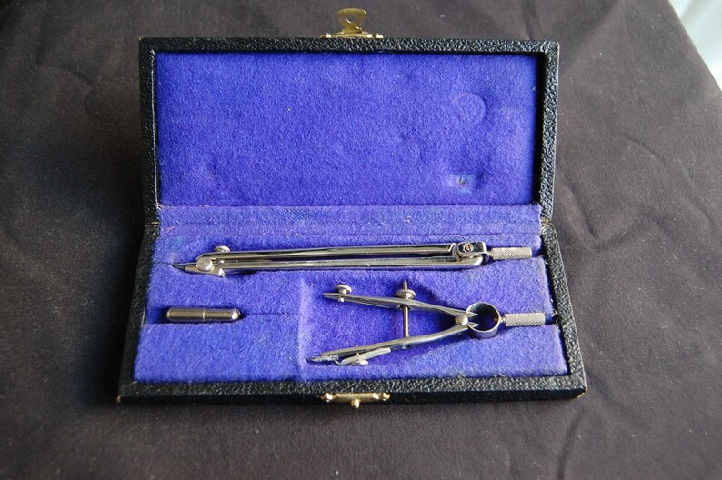 Vintage Compass and Divider Set. Etsy