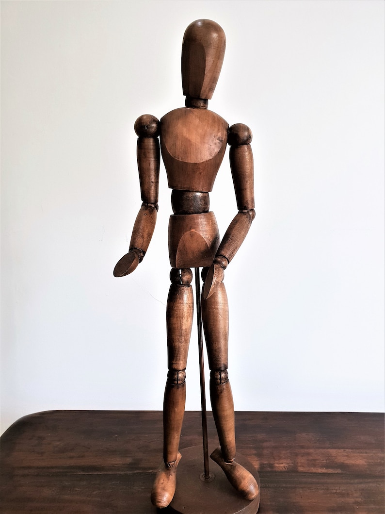 RARE French Articulated Artist's Mannequin Wooden Doll Etsy