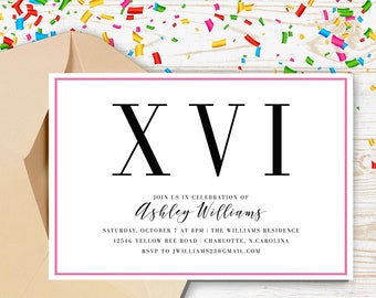 Xvi Roman Numerals - Jrocks