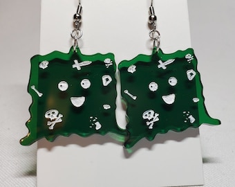 Gelatinous Cube Earrings