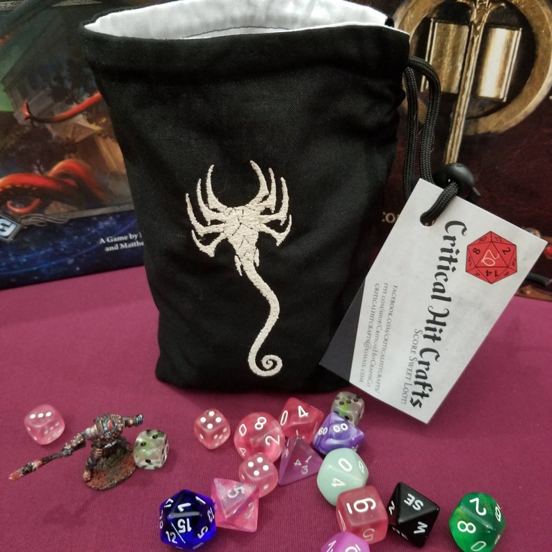 Face grabber Xenomorph Dice bag Etsy