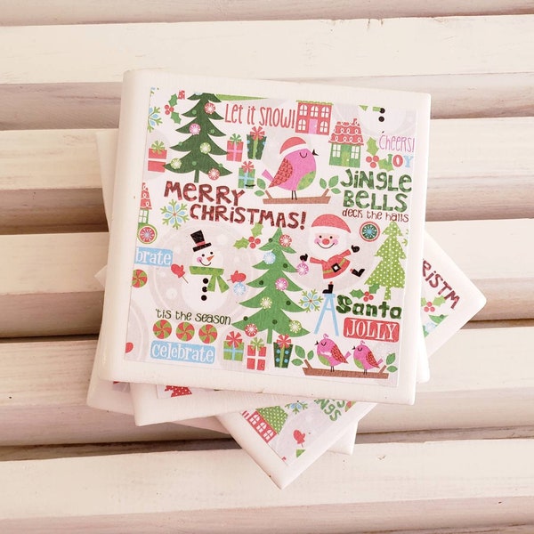 Festive Coasters, Christmas Coasters