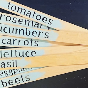 Herb Marker, Garden Marker, Herb Tag, Garden Label, Garden Stake, Vegetable Marker, Flower Tag, Plant Label, Wooden Plant Tag