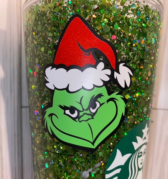 Kitchen, Grinch Straw Topper Starbucks Tumbler Christmas