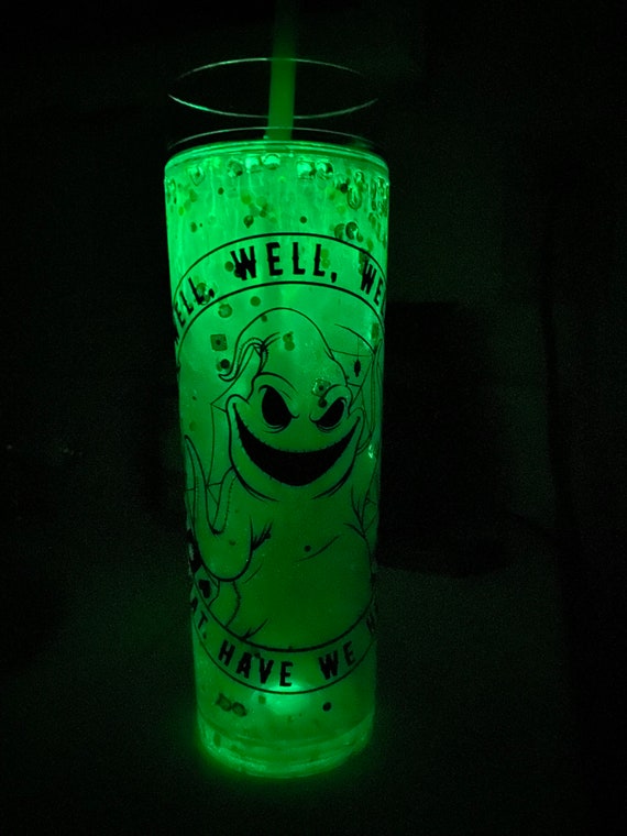 Horror Theme Glow in the Dark Tumbler, Snow Globe Tumbler