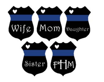 Police badge decal | Etsy