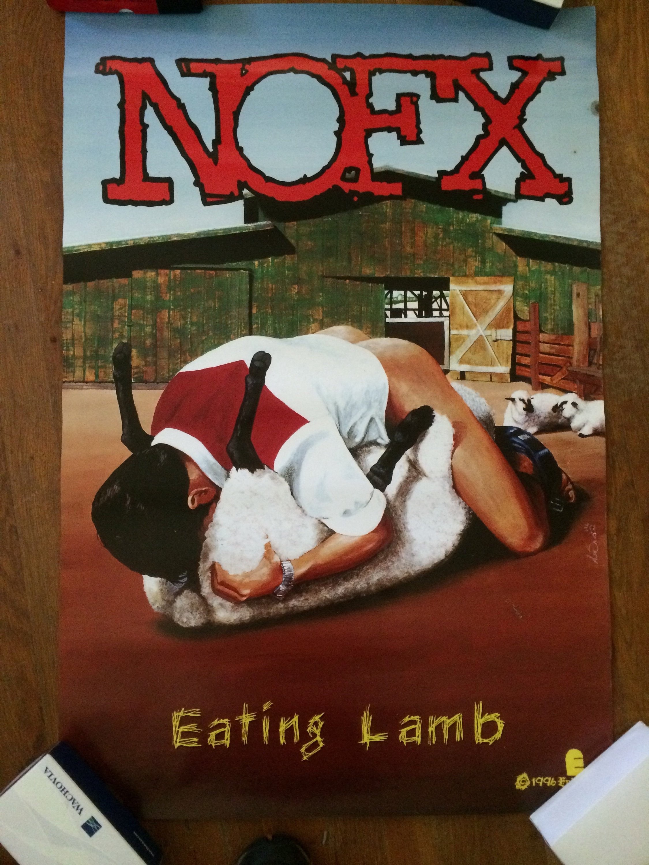 NOFX Heavy Petting Zoo Poster&frasl;Eating Lamb *RARE*