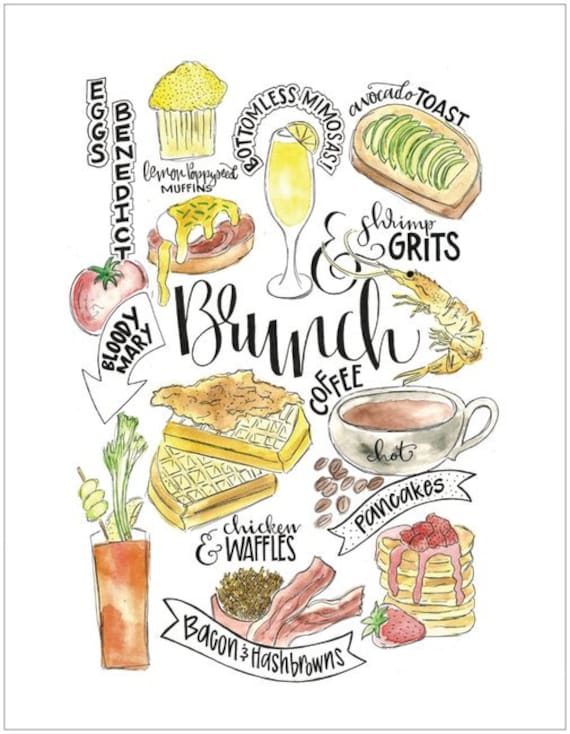 Brunch Art Print Poster Chicken N Waffles Shrimp N Grits Etsy Canada Brunch Art Print Poster Chicken N Waffles Shrimp N Grits Etsy Canada