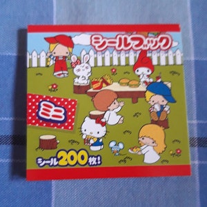 Sanrio Charaktere Little Twin Stars Patty Jommy Hello Kitty My Melody Mini Stickers Buch