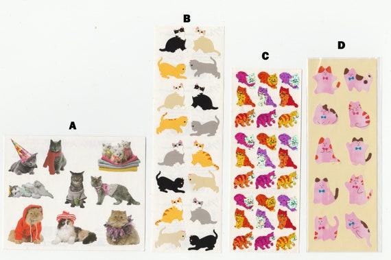Mrs Grossmans Stickers-Pampered Cats