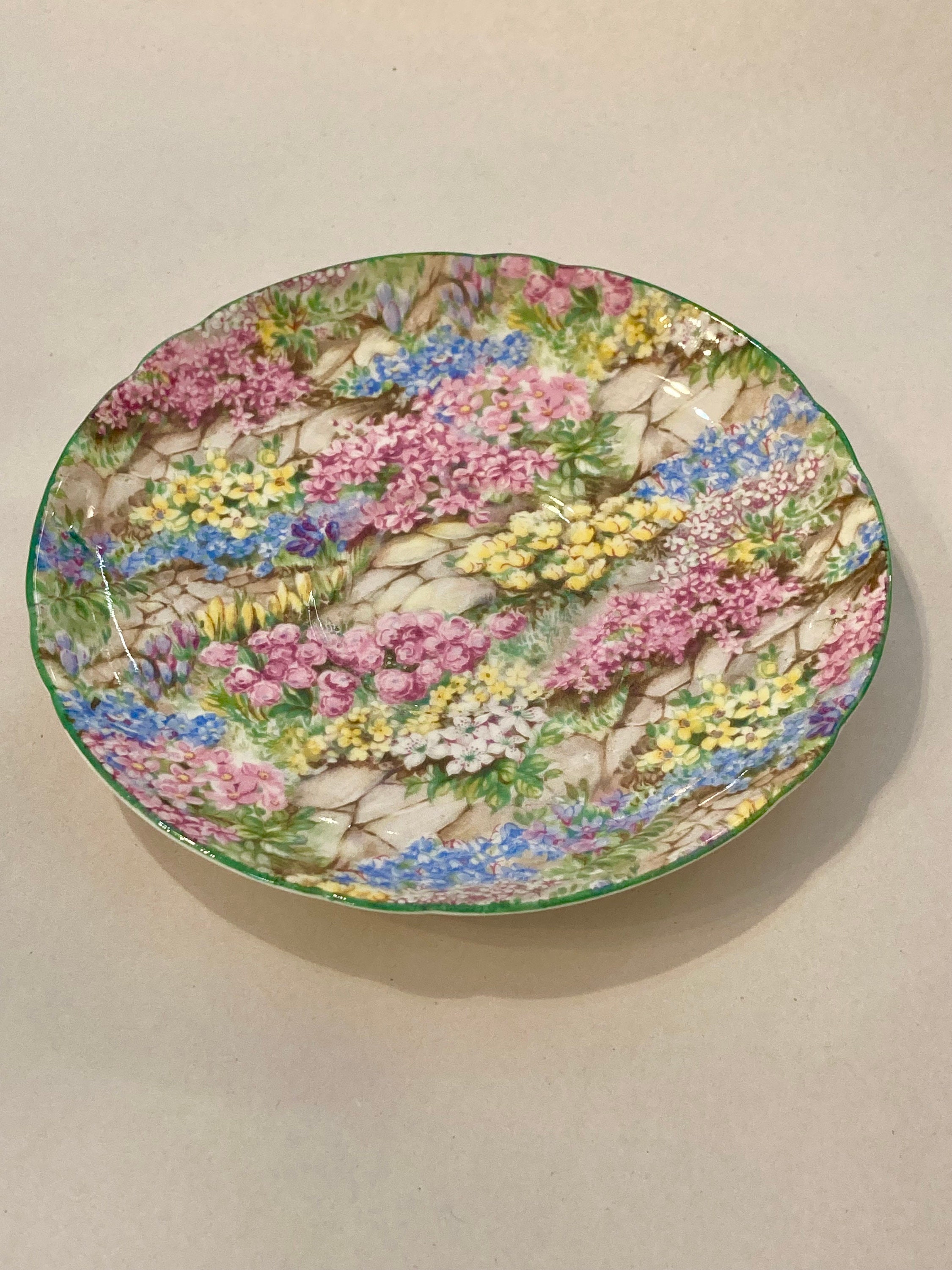 Shelley Fine Bone China England Rock Garden 13454 Chintz Cup