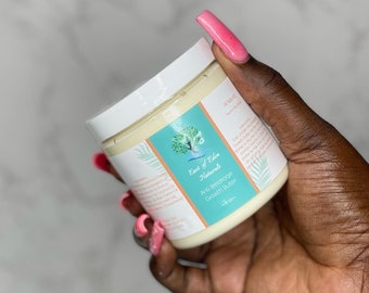 Haarwuchs Sheabuttercreme, Anti-Bruch, trockenes Haar