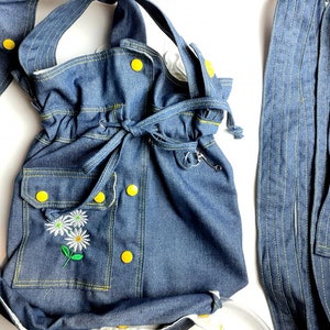 Forme ronde. Couvre-sac de nuit brodé pour cathéter + variantes.