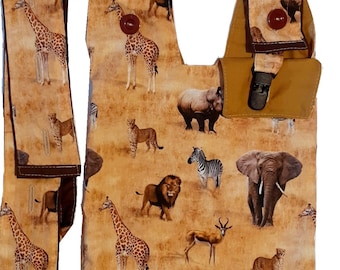 Safari. Catheter night bag cover +variations. ..