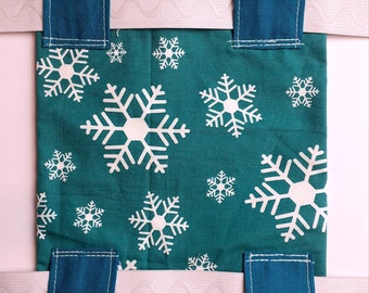 Snowflakes. Catheter leg bag cover (+ options)