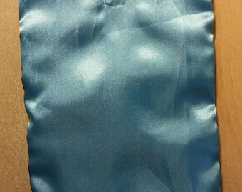 Catheter leg bag. Blue petticoat fabric or of a colour of your choice..